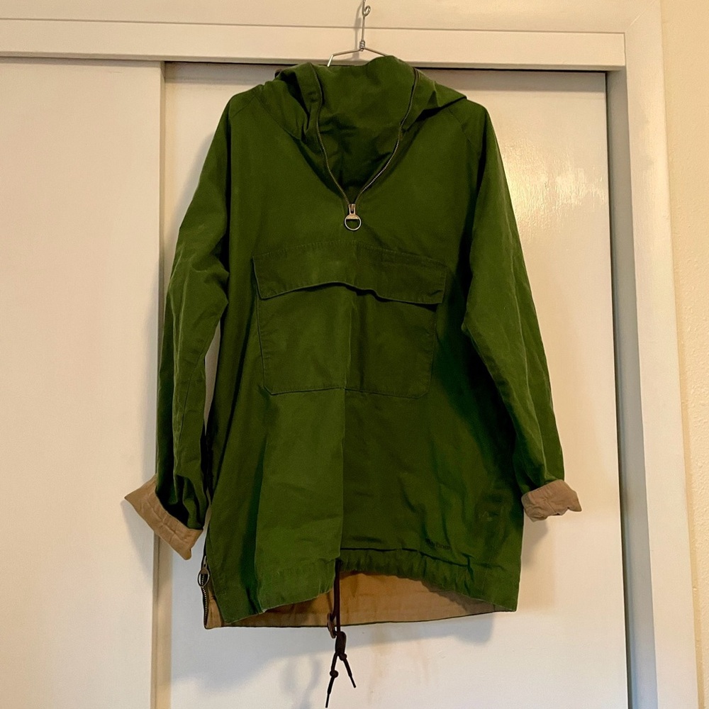 Barbour men’s hooded anorak pullover